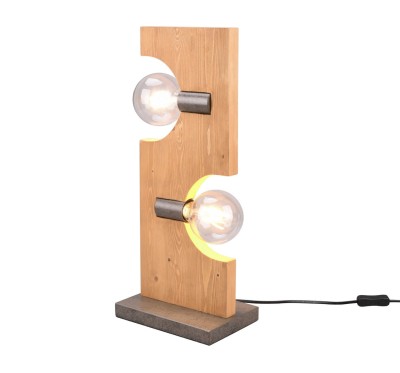 LAMPA STOŁOWA TAILOR 2 DREWNO 514300230