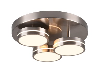 PLAFON FRANKLIN LED NIKIEL MAT 626510307