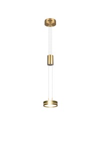 LAMPA WISZĄCA FRANKLIN 1 LED ZŁOTY 326510108
