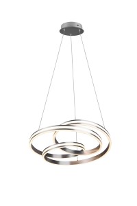 LAMPA WISZĄCA YARA LED NIKIEL 326210107