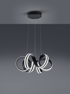 LAMPA WISZĄCA CARRERA LED CZARNA 325010132