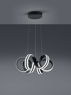 LAMPA WISZĄCA CARRERA LED CZARNA 325010132