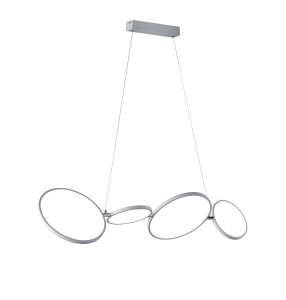 LAMPA WISZĄCA RONDO LED SREBRNA 322610489