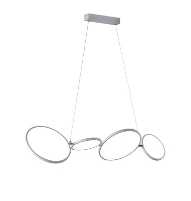 LAMPA WISZĄCA RONDO LED SREBRNA 322610489