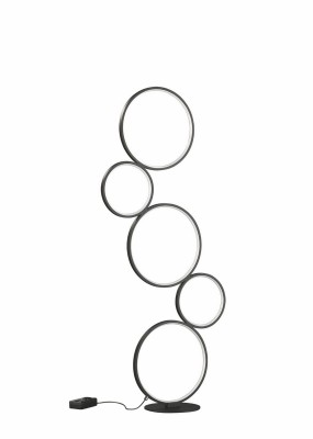 LAMPA PODŁOGOWA RONDO LED CZARNA 422610532