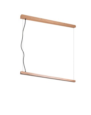 LAMPA WISZĄCA BELLARI LED DREWNO 326410130