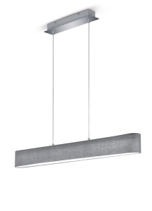 LAMPA WISZĄCA LUGANO LED SZARA 320910111