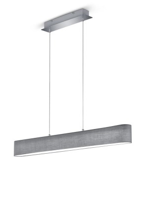 LAMPA WISZĄCA LUGANO LED SZARA 320910111