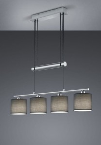 LAMPA WISZĄCA GARDA 4 SZARA 305400411