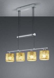 LAMPA WISZĄCA GARDA 4 ZŁOTA 305400479