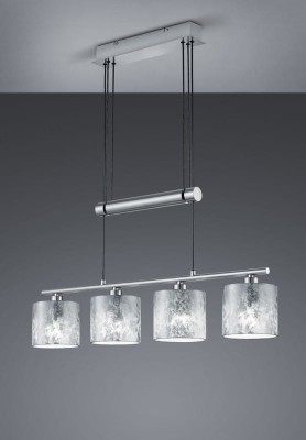 LAMPA WISZĄCA GARDA 4 SREBRNY 305400489