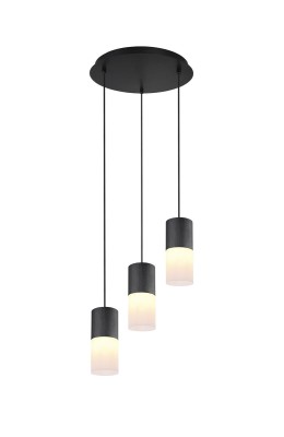 LAMPA WISZĄCA ROBIN 3 CZARNA 310630301