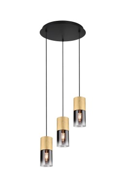 LAMPA WISZĄCA ROBIN 3 ZŁOTA 310630354