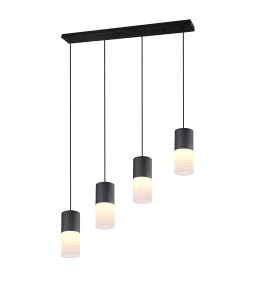 LAMPA WISZĄCA ROBIN 4 CZARNA 310600401