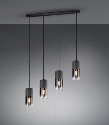 LAMPA WISZĄCA ROBIN 4 CZARNA/GRAFIT 310600432
