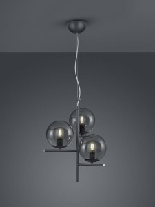 LAMPA WISZĄCA PURE 3 ANTRACYT 302000342