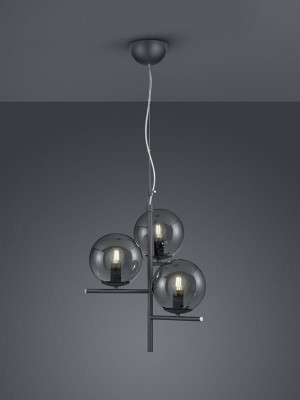 LAMPA WISZĄCA PURE 3 ANTRACYT 302000342