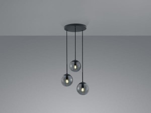 LAMPA WISZĄCA BALINI 3 ANTRACYT 308590342