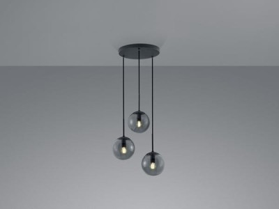LAMPA WISZĄCA BALINI 3 ANTRACYT 308590342
