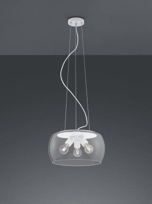 LAMPA WISZĄCA VALENTE 3 BIAŁA 300600331