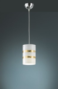 LAMPA WISZĄCA NIKOSIA 1 BIAŁY/ZŁOTY 308700179