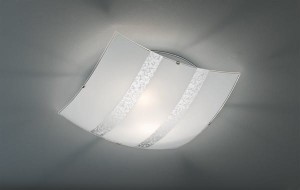 PLAFON NIKOSIA 2 BIAŁY/SREBRNY 608700289