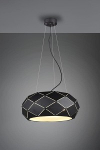 LAMPA WISZĄCA ZANDOR CZARNA 303500332