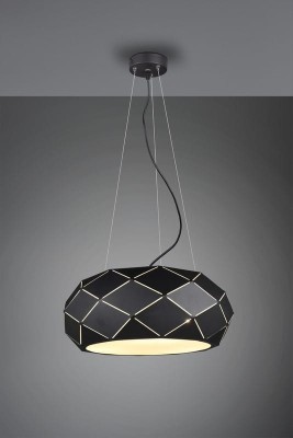 LAMPA WISZĄCA ZANDOR CZARNA 303500332