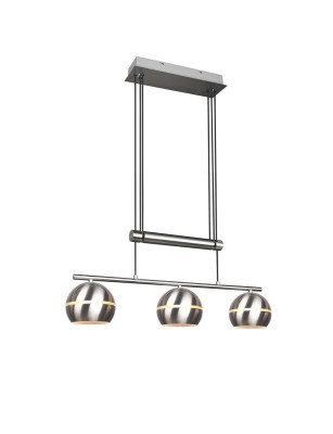 LAMPA WISZĄCA FLETCHER 3 NIKIEL 313300307