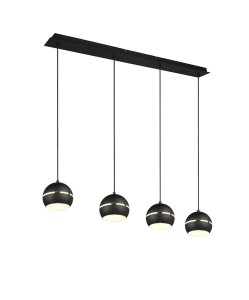 LAMPA WISZĄCA FLETCHER 4 CZARNY 313300432