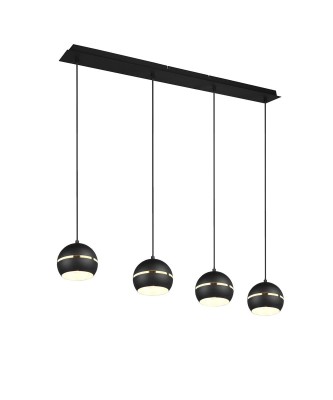 LAMPA WISZĄCA FLETCHER 4 CZARNY 313300432