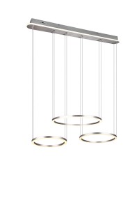 LAMPA WISZĄCA MORRISON LED NIKIEL 323610307