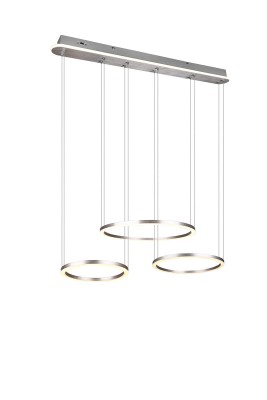 LAMPA WISZĄCA MORRISON LED NIKIEL 323610307