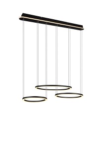 LAMPA WISZĄCA MORRISON LED CZARNY 323610332