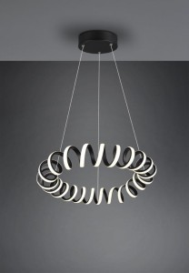 LAMPA WISZĄCA CURL LED CZARNY 325110132