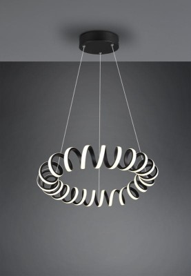 LAMPA WISZĄCA CURL LED CZARNY 325110132
