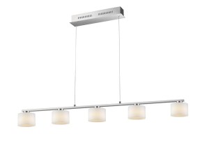 LAMPA WISZĄCA ALEGRO 5 LED NIKIEL 325510507