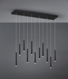 LAMPA WISZĄCA TUBULAR 11 LED CZARNY 321611132