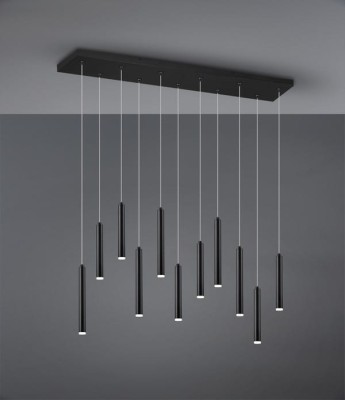 LAMPA WISZĄCA TUBULAR 11 LED CZARNY 321611132
