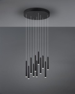 LAMPA WISZĄCA TUBULAR 11 LED 2 CZARNY 321691132