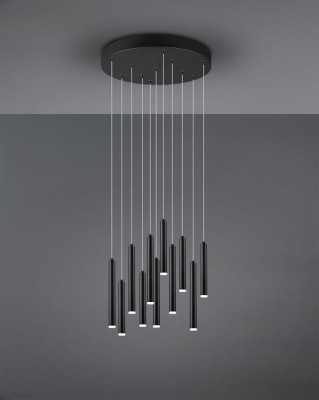 LAMPA WISZĄCA TUBULAR 11 LED 2 CZARNY 321691132