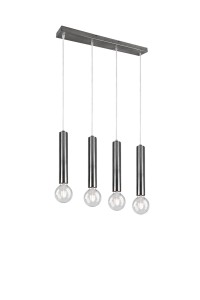 LAMPA WISZĄCA CLERMONT 4 NIKIEL 313400407