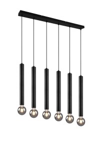 LAMPA WISZĄCA CLERMONT 6 CZARNY 313400632