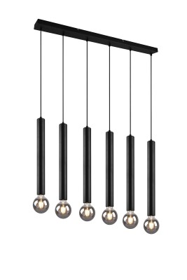 LAMPA WISZĄCA CLERMONT 6 CZARNY 313400632