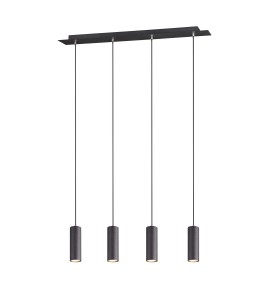 LAMPA WISZĄCA MARLEY 4 CZARNY 312400432
