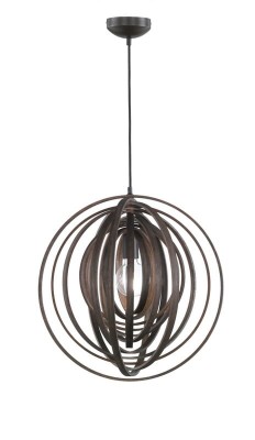 LAMPA WISZĄCA BOOLAN CIEMNE DREWNO 305900126