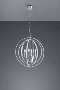 LAMPA WISZĄCA CANDELA 4 ALUMINIUM 102000405