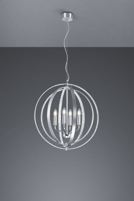 LAMPA WISZĄCA CANDELA 4 ALUMINIUM 102000405