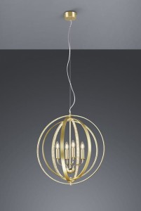 LAMPA WISZĄCA CANDELA 4 ZŁOTY 102000403