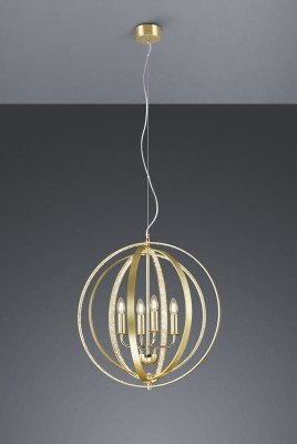 LAMPA WISZĄCA CANDELA 4 ZŁOTY 102000403